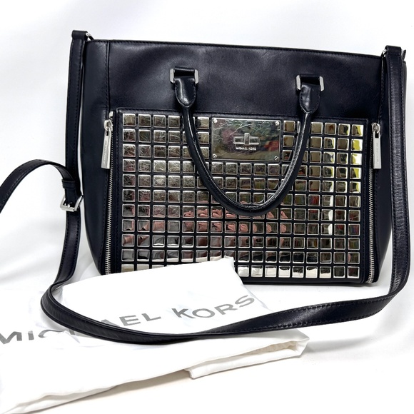 Michael Kors Natalia Mirrored Tile Tote Bag - Picture 1 of 9
